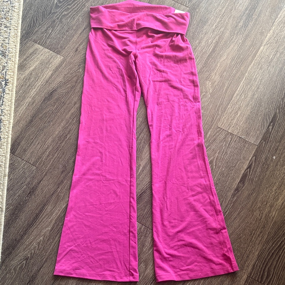 Y2K NWT PINK Victoria's Secret Hot Pink Yoga Pants - Picture 4 of 6